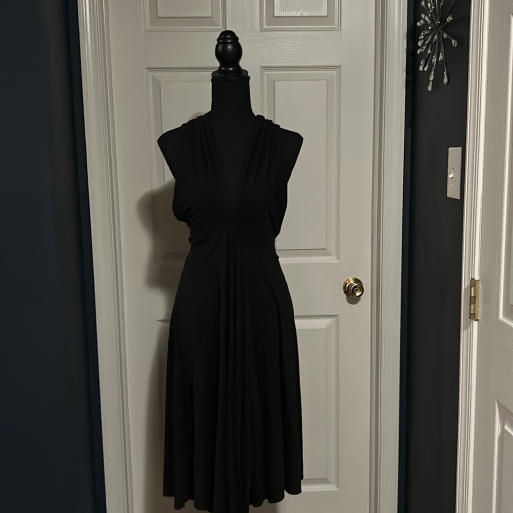 Beach Belle Black Halter Dress